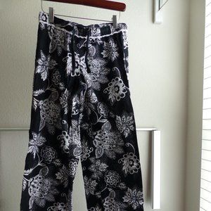 Flower Pajama Bottoms